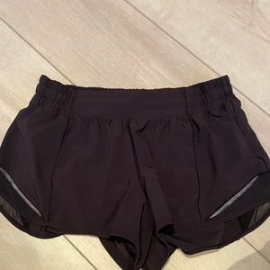 Black lulu lemon shorts